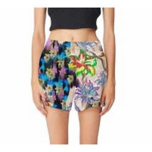 NEW MARIA CHER areco dinna short in purple mix 4